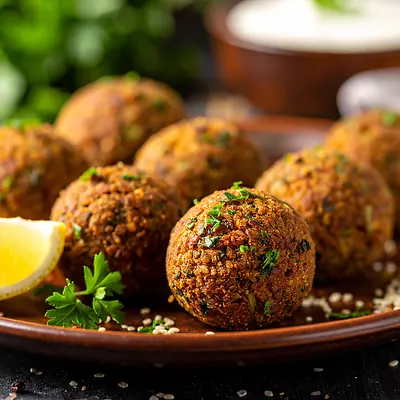 Falafel - kulki z ciecierzycy