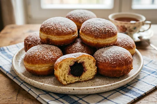 Pączki (Polish Doughnuts)