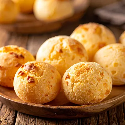 Pão de Queijo - brazylijskie serowe bułeczki