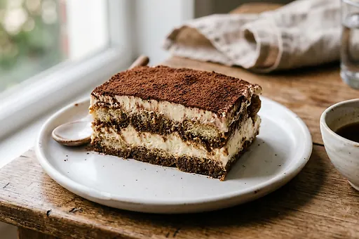 Tiramisu with Mascarpone Cream
