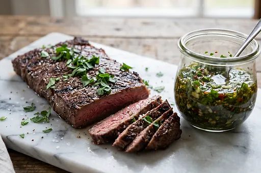 Churrasco with chimichurri