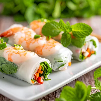 Gỏi cuốn - wietnamskie letnie sajgonki