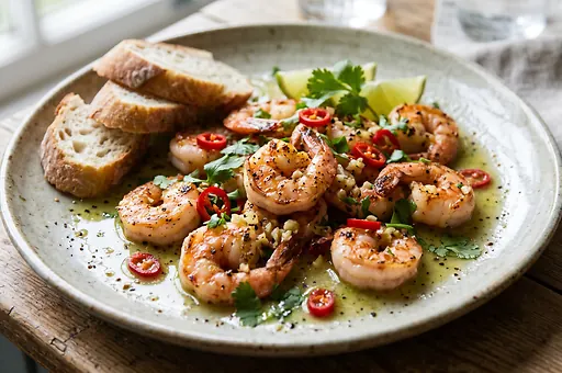 Gin-and-Lime Shrimp