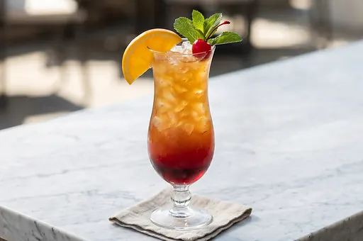 Hurricane with Rum and Passion Fruit