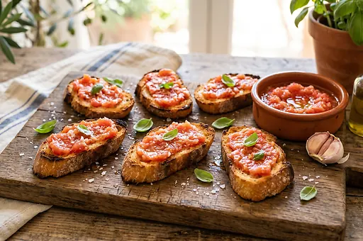 Pan con tomate: katalánský chléb s rajčetem