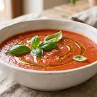 Klasyczne hiszpańskie gazpacho z pomidorów