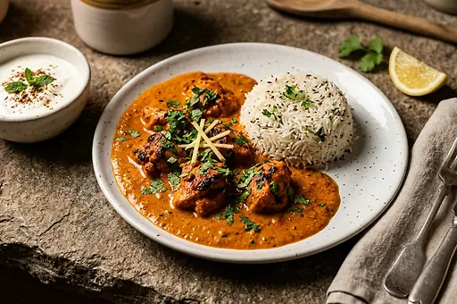 Kurczak tikka masala w kremowym sosie