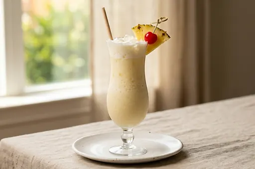Piña Colada with coconut milk