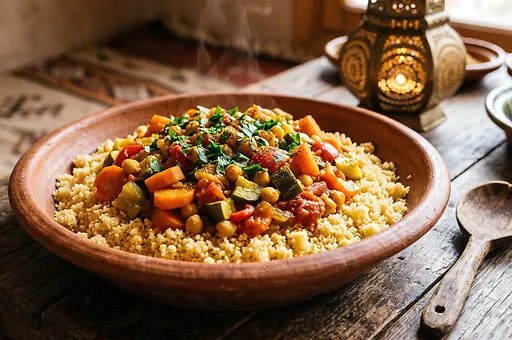 Traditional Moroccan Couscous