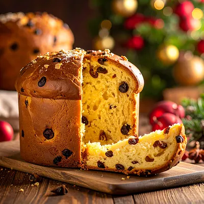 Panettone - Italian Christmas festive bread