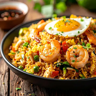 Khao Pad - thajská smažená rýže