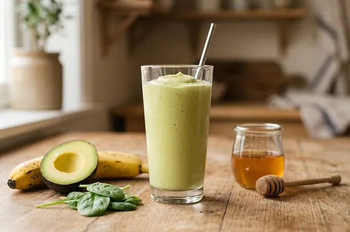 Avocado banana smoothie