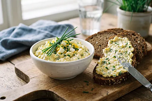 Pasta jajeczna ze szczypiorkiem