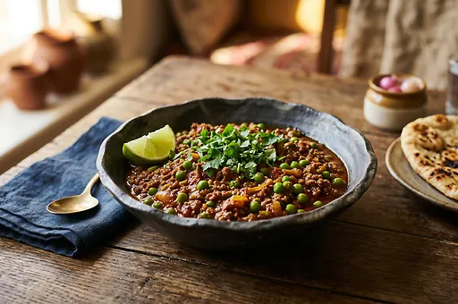 Keema matar z jagnięciny z groszkiem