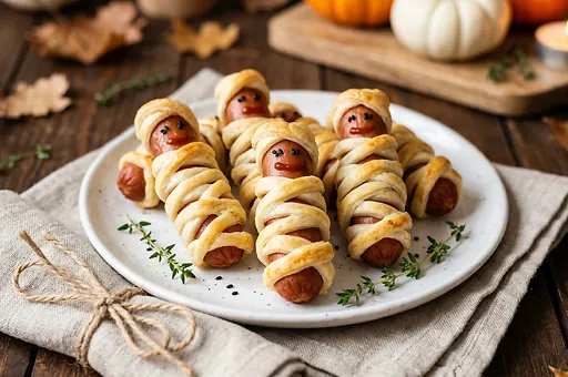 Mummy Sausages in Pastry