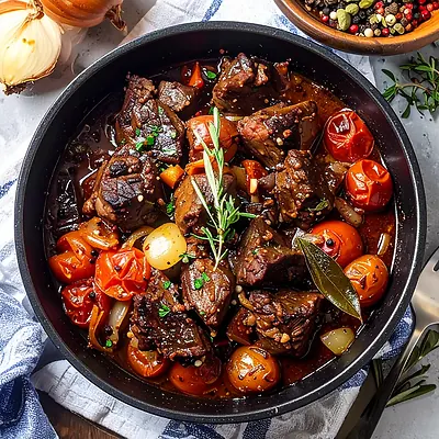 Stifado - grecka duszona wołowina