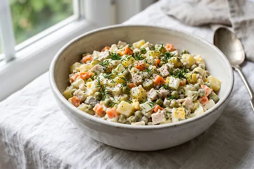 Russian Olivier Potato Salad