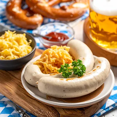 Weißwurst - bawarska biała kiełbasa